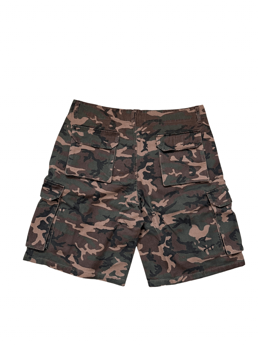 "VENDETA" Camo Shorts
